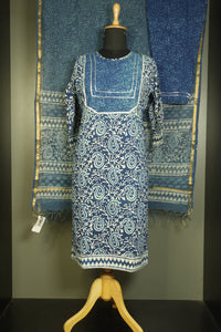 Batik Print Design Cotton Kurta Set |AHD1247
