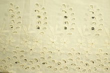 Embroidered White Shiffli Kurta Material | DN588