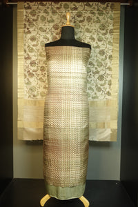 Geecha Weaving Pattern Semi Tussar Salwar Set | YNG278