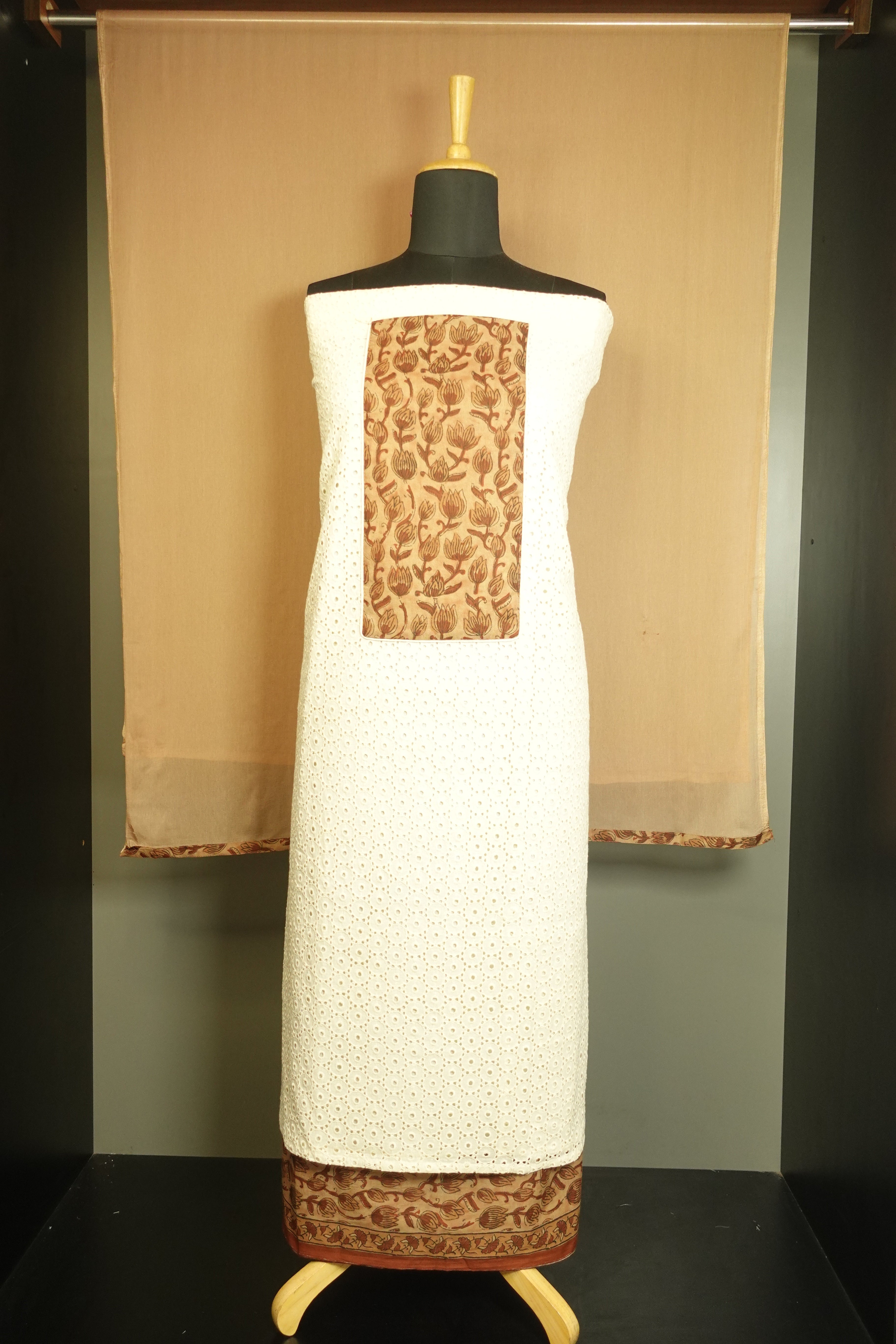 Hakoba Pattern Cotton Salwar Set | PFS170