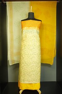 Yellow Color Supernet Kota Salwar Set | PFS264