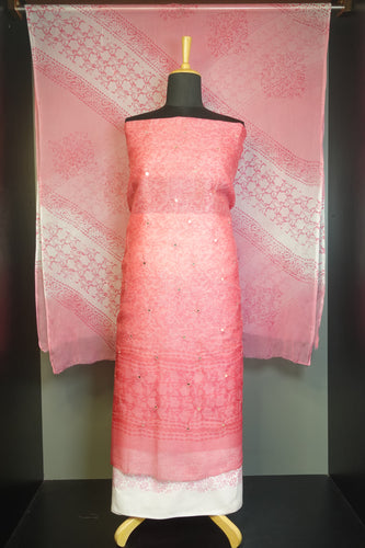 Pink Color  Supernet Kota Salwar Set | PFS253