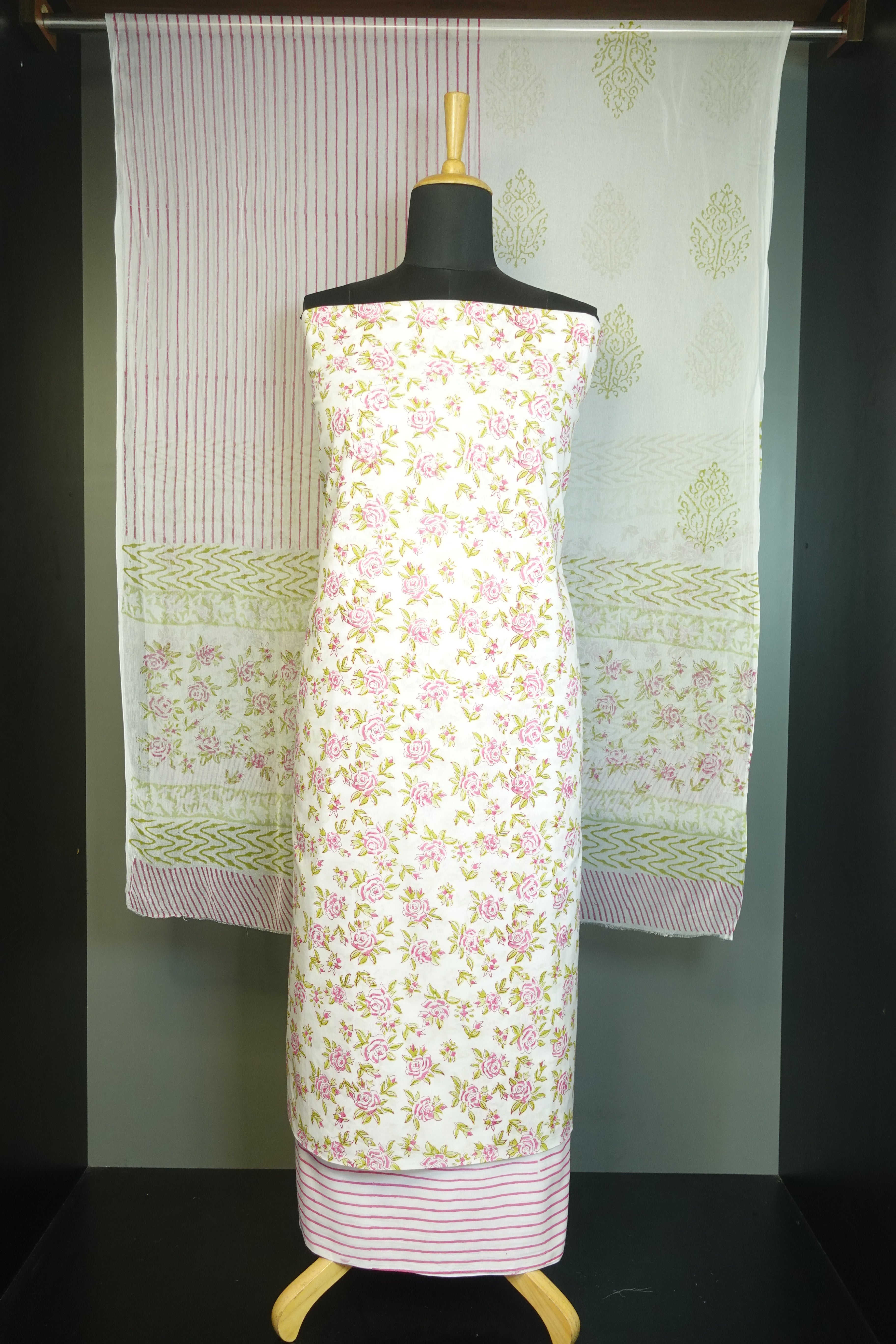 Floral Printed Cotton Salwar Set | JKL181