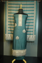 Hand Embroidery Highlights Semi Silk Salwar Set | VAN104