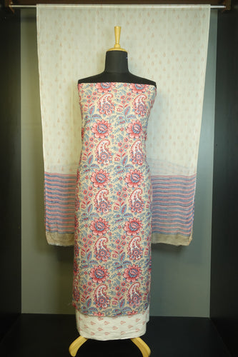 Hand Block Printed  Pure Cotton Salwar Set | JKL202