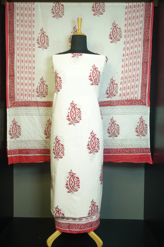 Hand Block Printed Cotton Salwar Set | JKL220