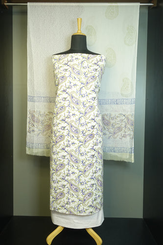 Hand Block Printed Cotton Salwar Set | JKL205