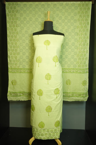 Hand Block Printed Cotton Salwar Set | JKL222