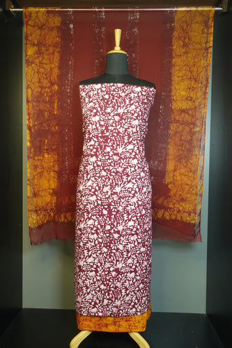 Batik Printed Pure Cotton Salwar Set | JKL208