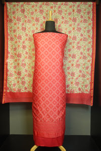 Bandhani Inspired Printed Chanderi Silk Salwar Set | LV103