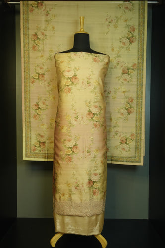 Floral Printed Semi Silk Salwar Set | LV140