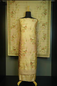 Floral Printed Semi Silk Salwar Set | LV140