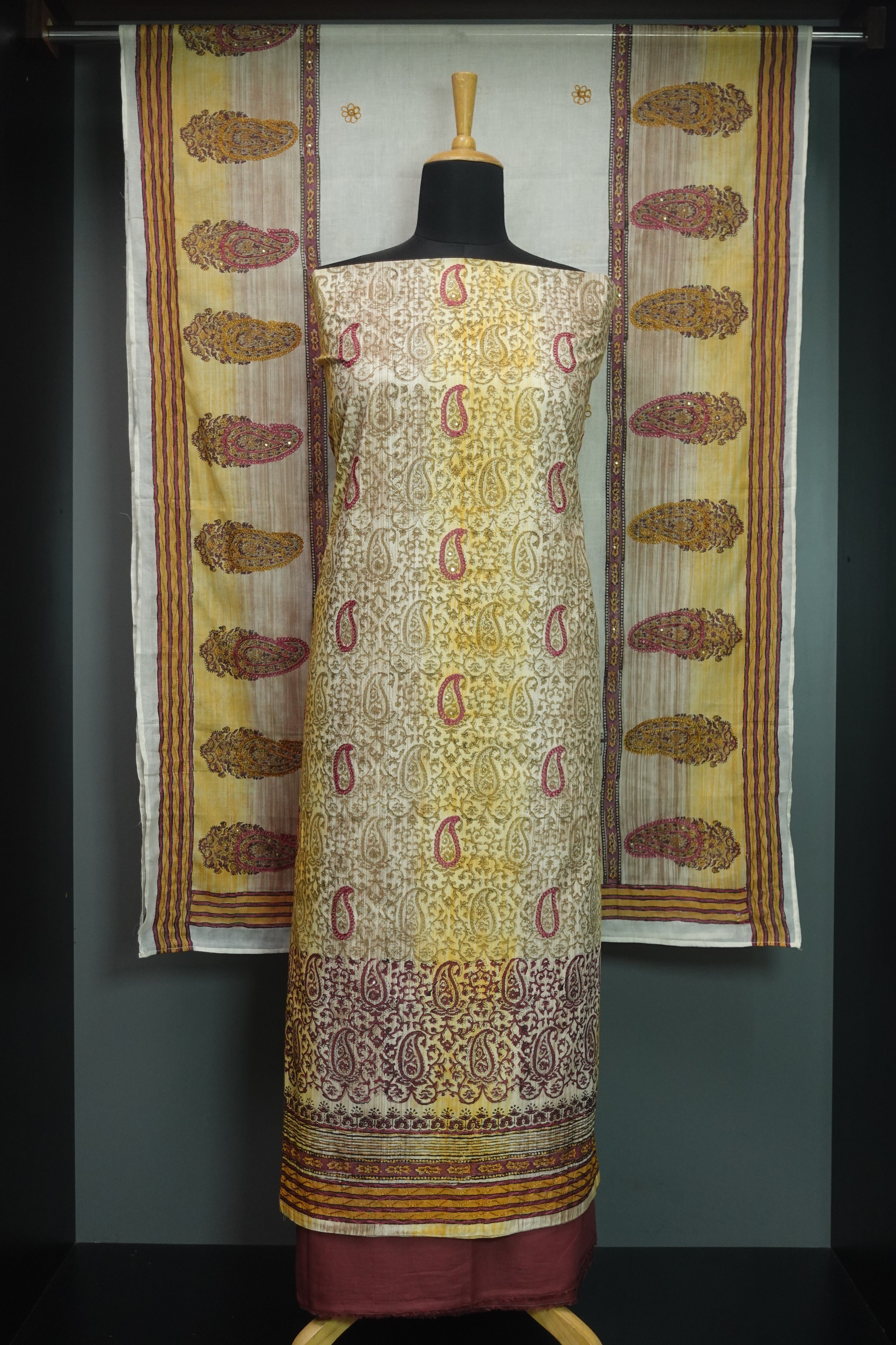 Block Printed Cotton Salwar Set | KTF111