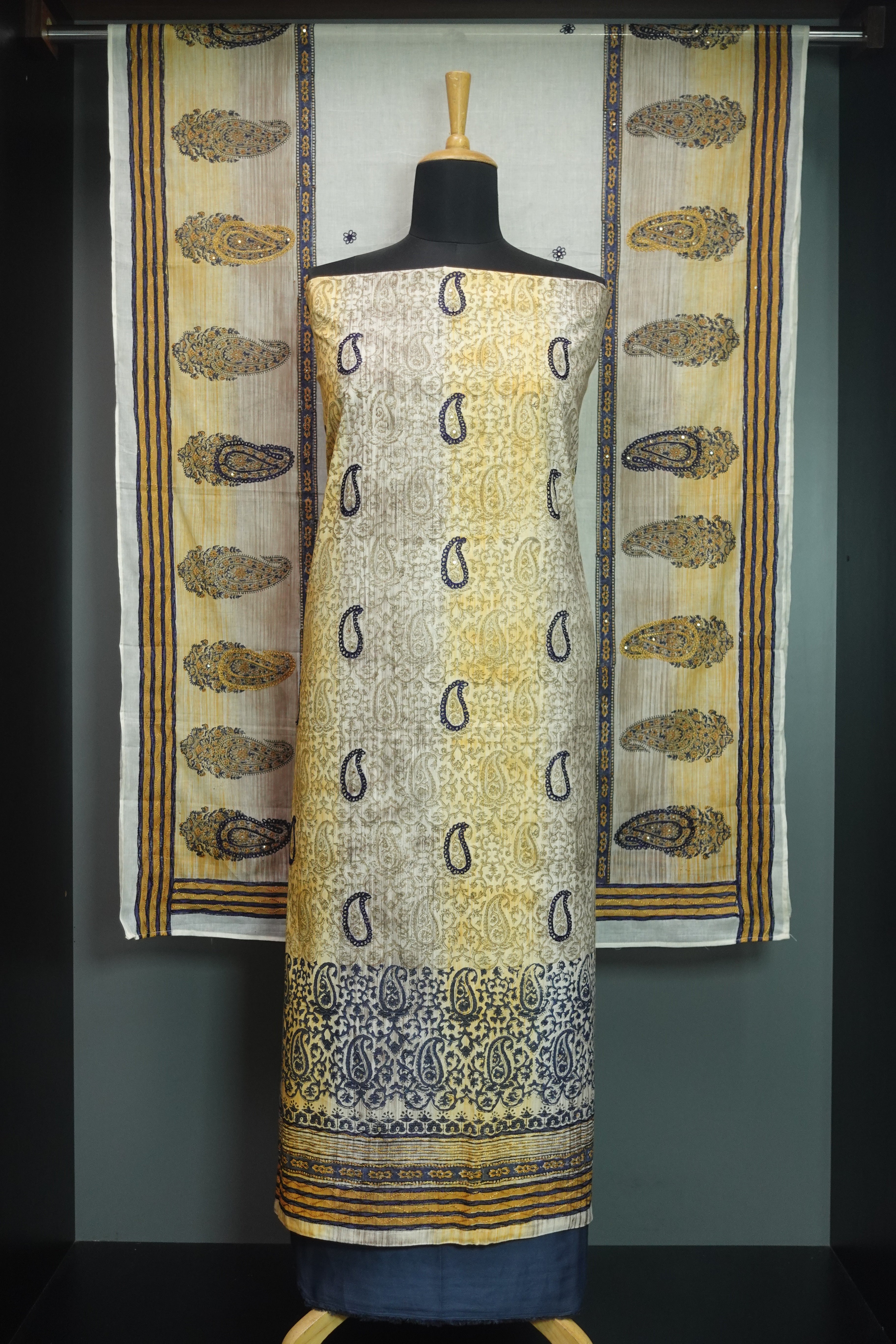 Block Printed Cotton Salwar Set | KTF111
