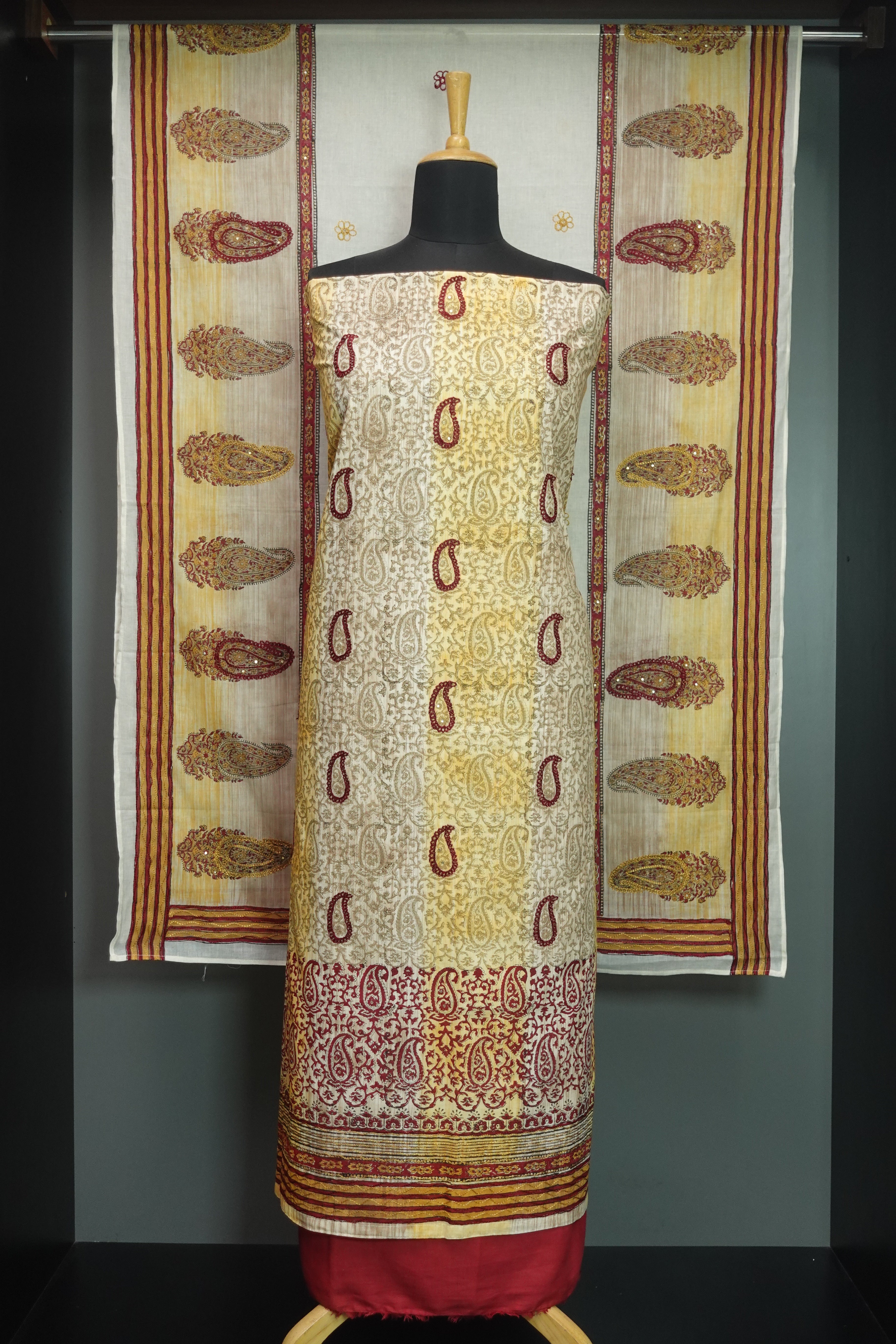 Block Printed Cotton Salwar Set | KTF111
