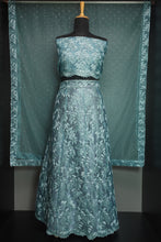 Party Wear Embroidery Net Semi Lehanga | SBP195