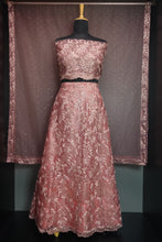 Party Wear Embroidery Net Semi Lehanga | SBP195