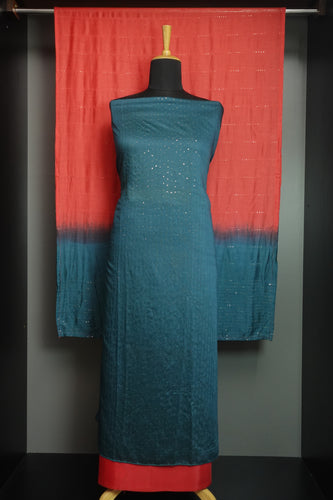 Sequence Weaving Semi Silk Salwar Set | AHR199