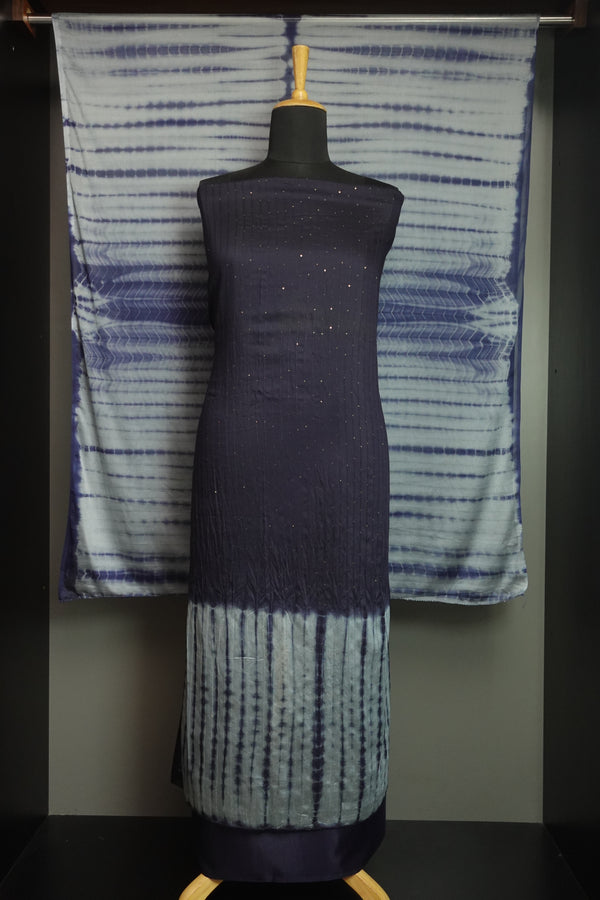 Sequence Weaving Semi Silk Salwar Set | AHR201