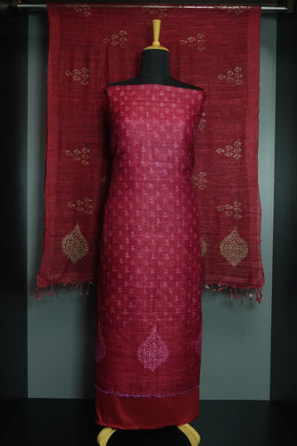 Floral Design Jute Salwar Set | AHR120