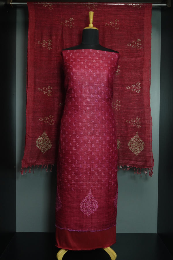 Floral Design Jute Salwar Set | AHR120