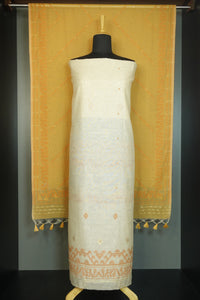 Butta Temple Design Linen Salwar Set | SHF111