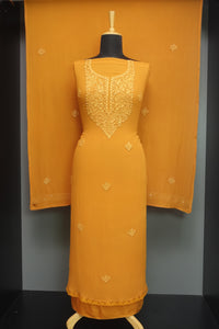 Hand Emboridery Georgette Salwar Set | KTF152