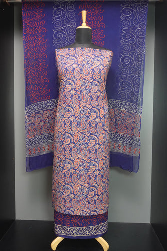 Block Printed Cotton Salwar Set | JKL380