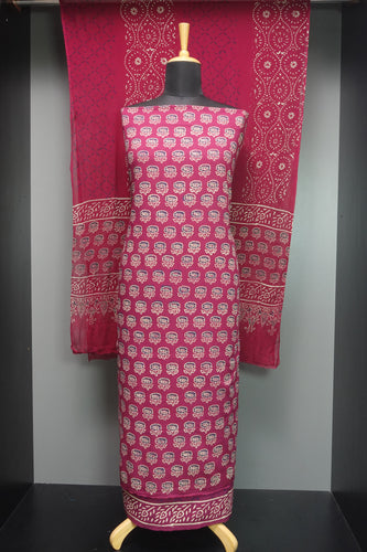 Block Printed Cotton Salwar Set | JKL374