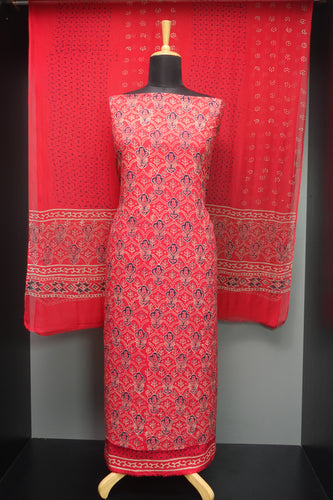 Block Printed Cotton Salwar Set | JKL384