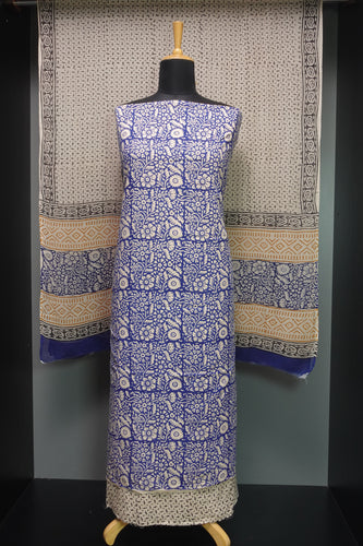 Block Printed Cotton Salwar Set | JKL387