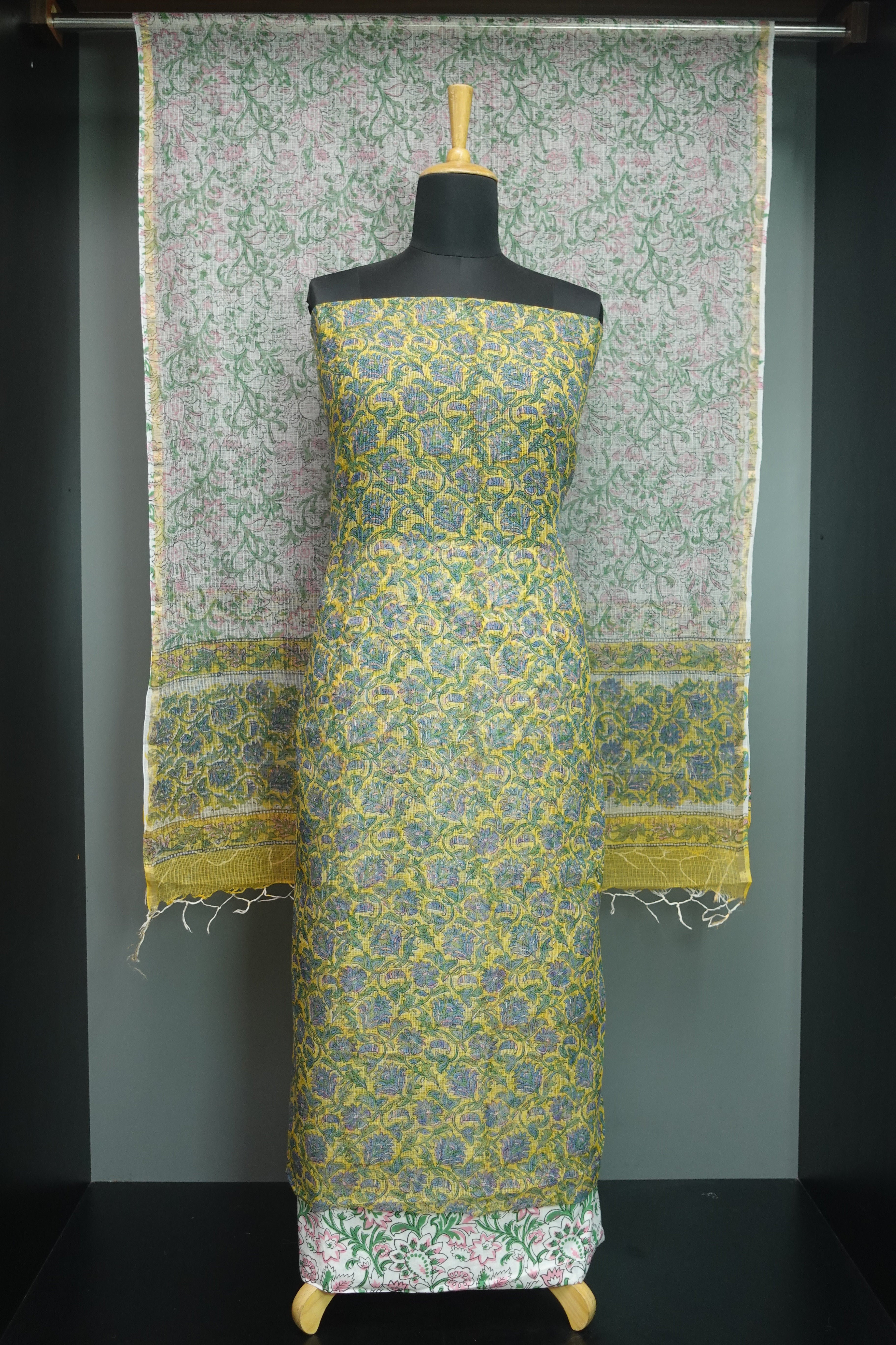 Block Printed Kota Salwar Set | JKL281