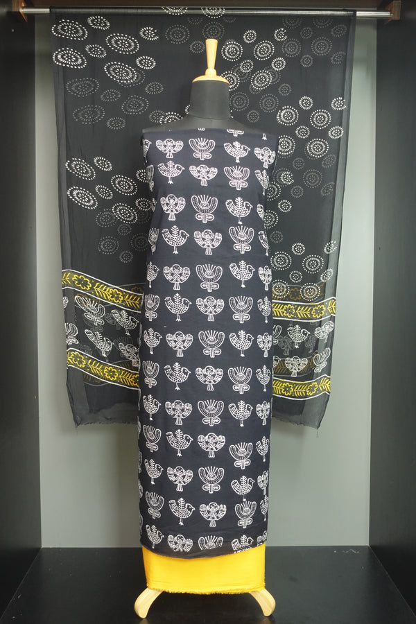 Block printed Cotton Salwar Set | JKL378