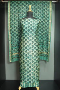 Block Printed Maheshwari Silk Salwar Set | JKL316