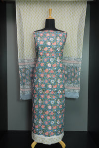 Block Printed Cotton Salwar Set | JKL368