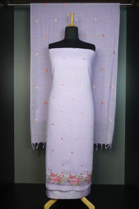 Floral Design Linen Fabric Salwar Set |   SW1045