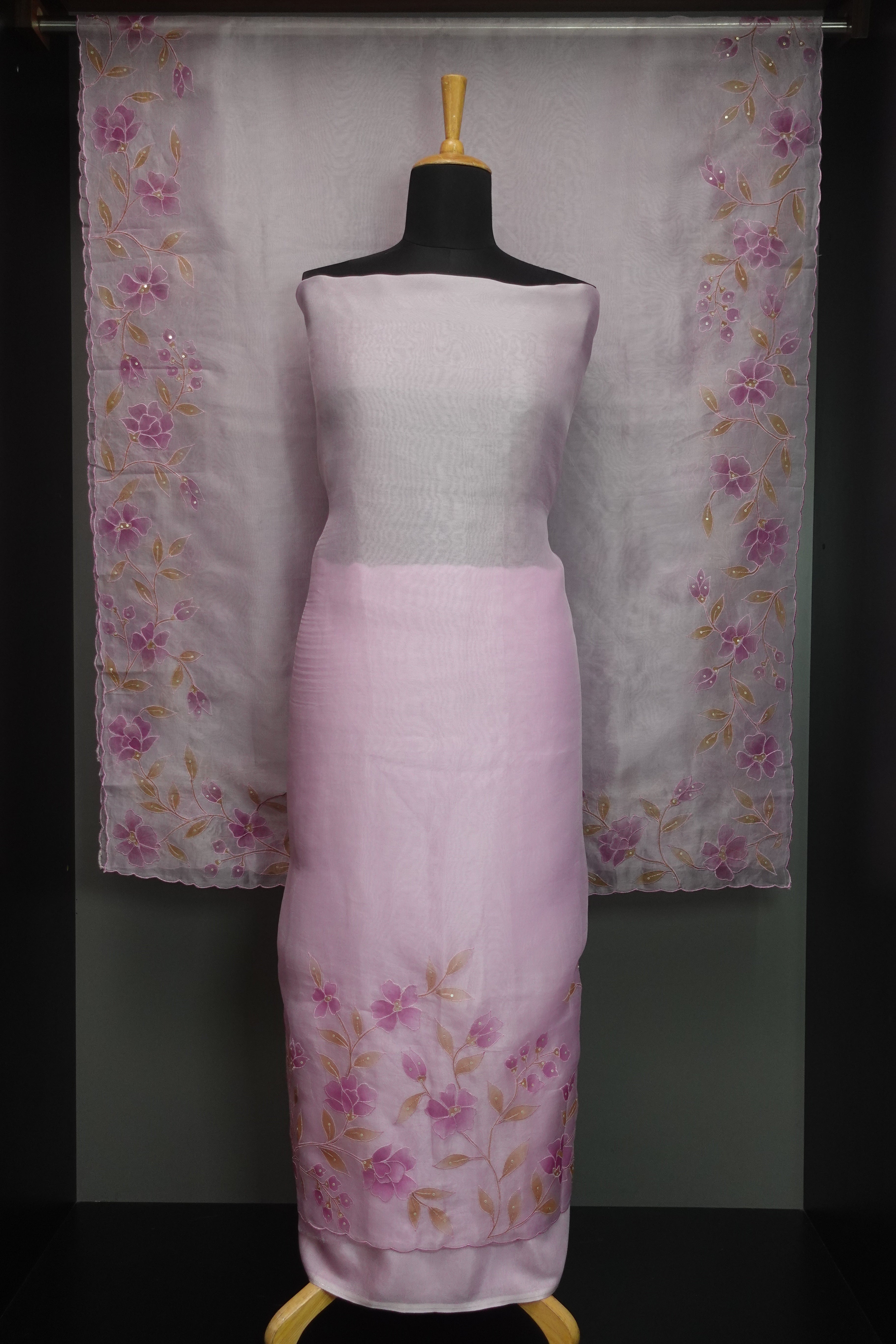 Pure Silk Organza Salwar Set | SBS935
