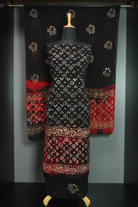 Batik Printed Georgette Salwar Set | PFS353