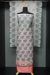 Black Thread Embroidery Rice Kota Salwar Set |PFS371