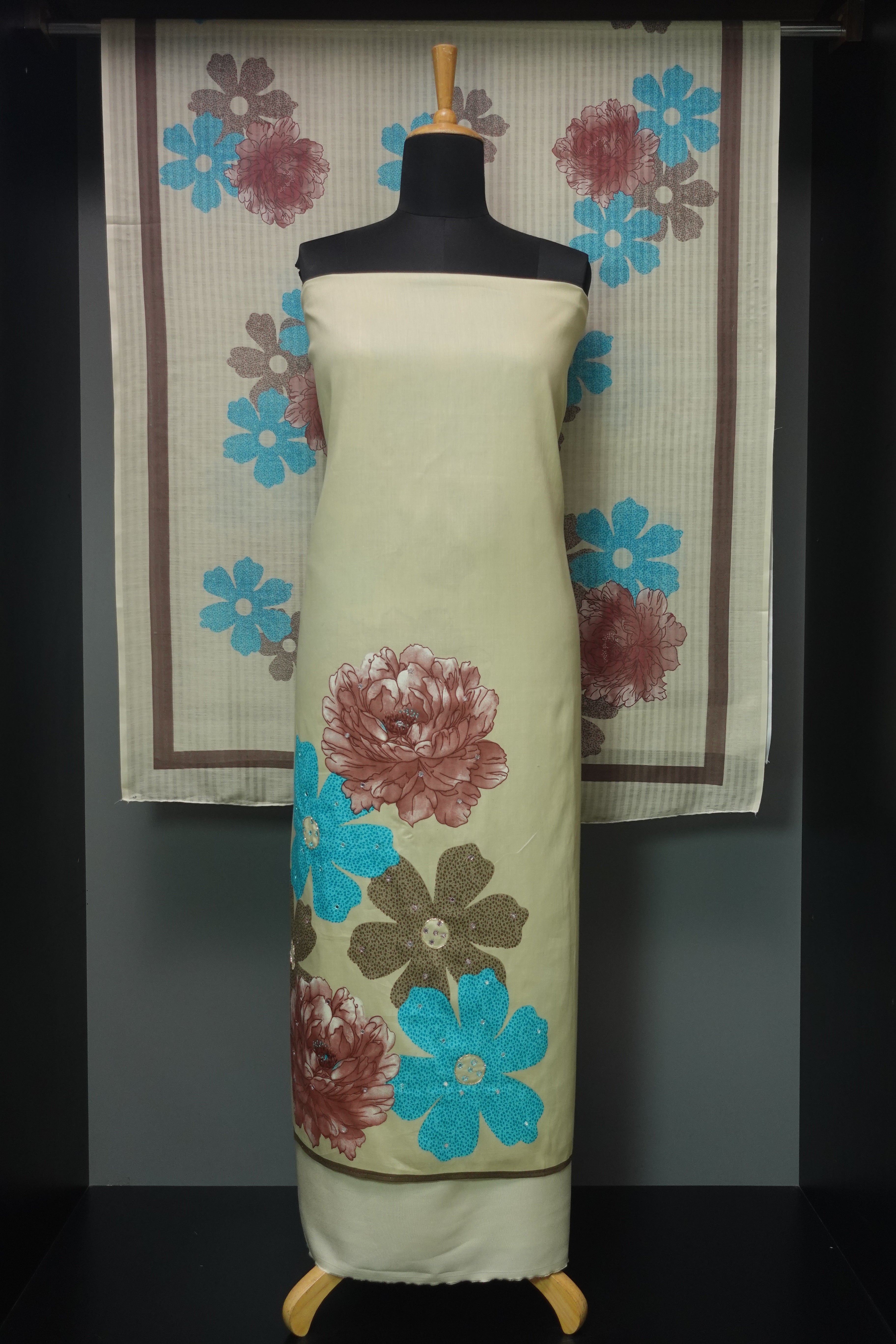Floral Printed Cotton Salwar Set | SW1712