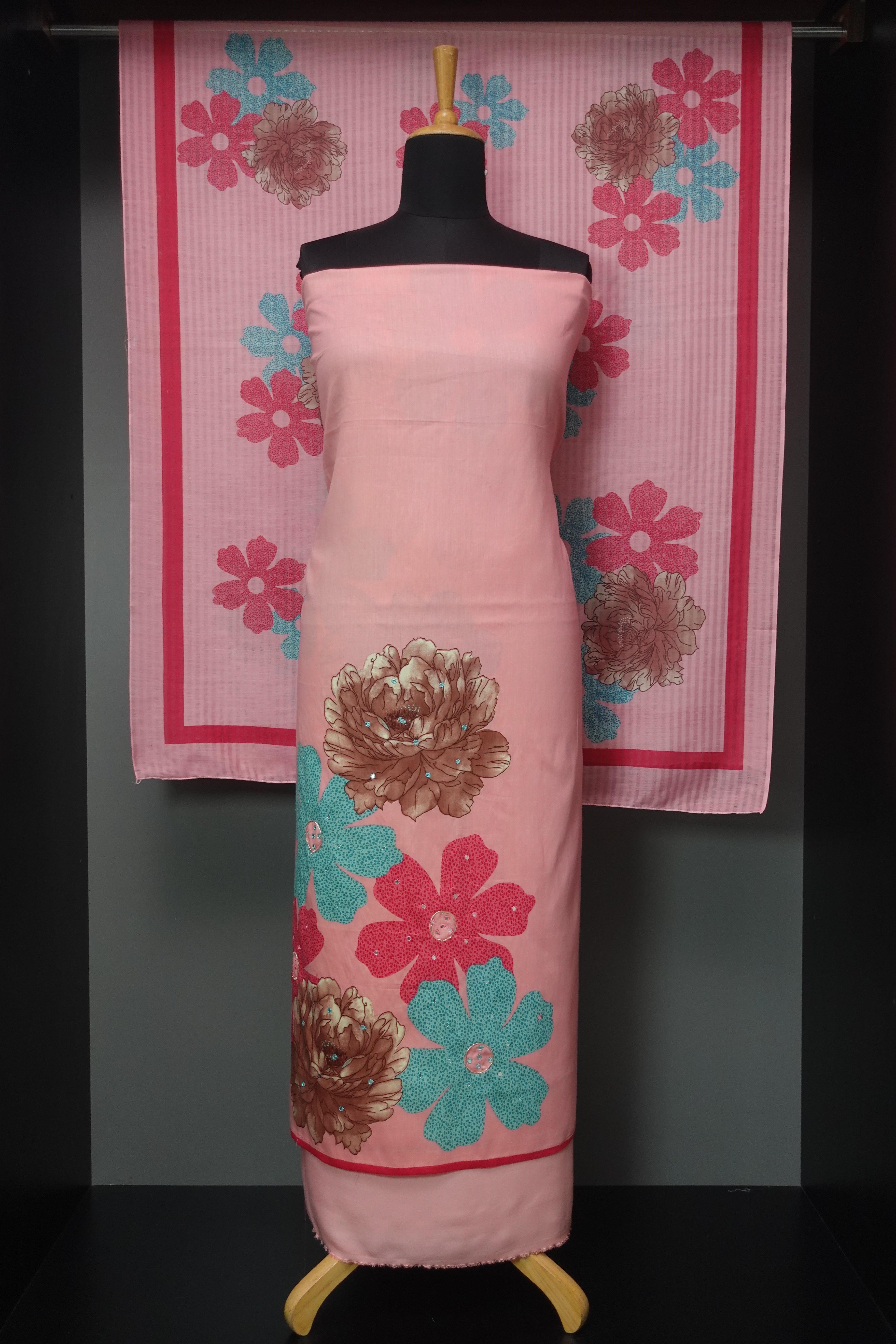 Floral Printed Cotton Salwar Set | SW1712
