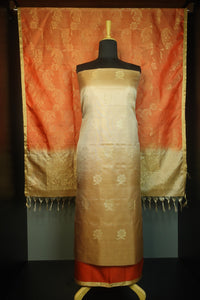 Floral Pattern Butta Weaving Soft Silk Salwar Set | SST109