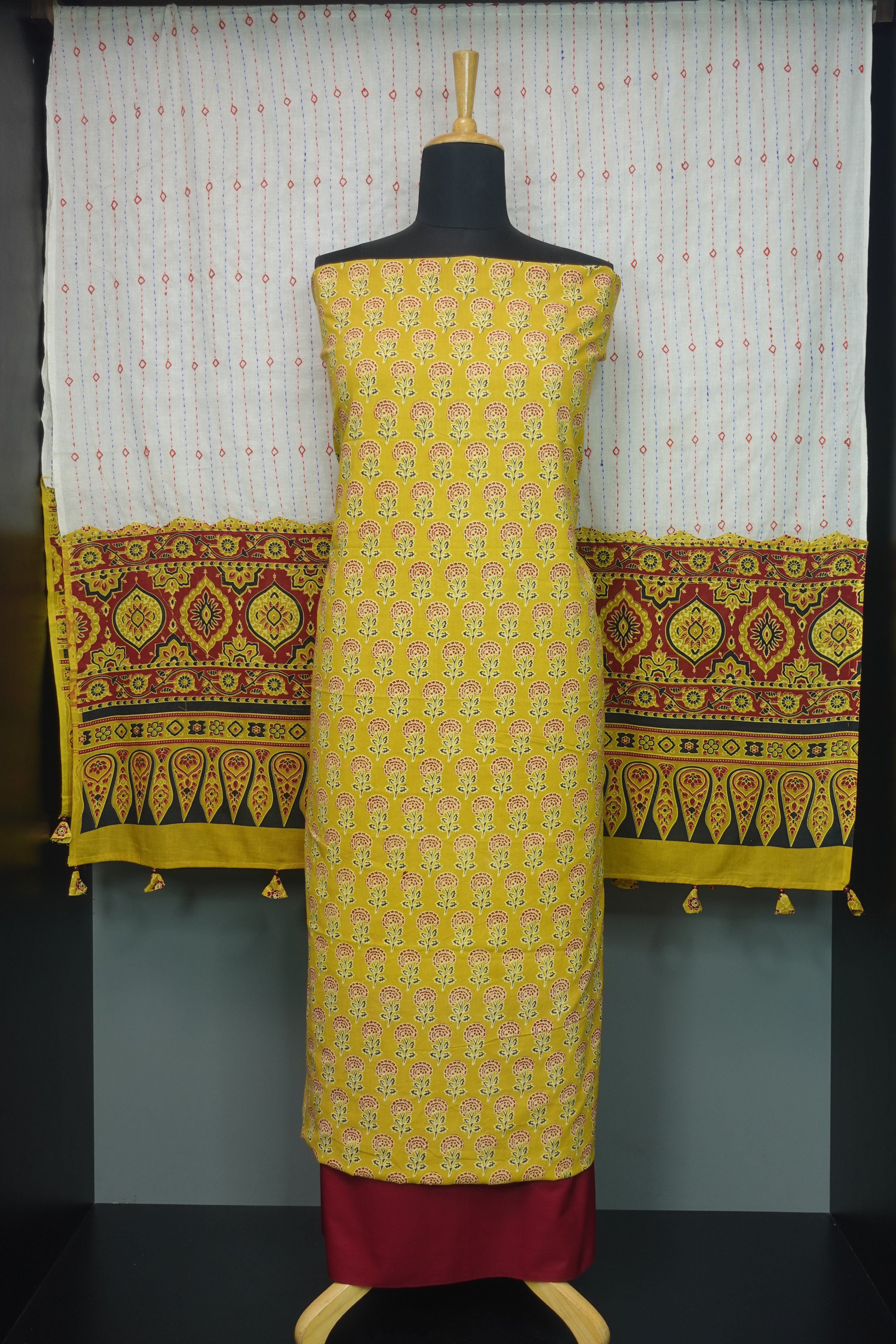 Ajrak Printed Cotton Salwar Set | SW1733