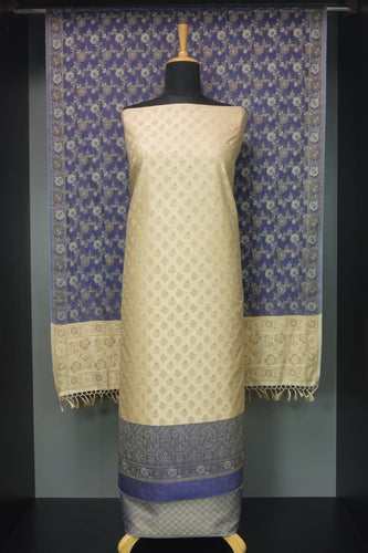 Banarasi Patterned Semi Silk Salwar Set | AV202