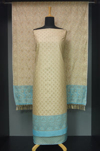 Banarasi Patterned Semi Silk Salwar Set | AV201