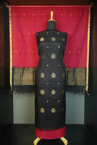 Silk Cotton Zari Weaved Buta Design Salwar Set | SST126