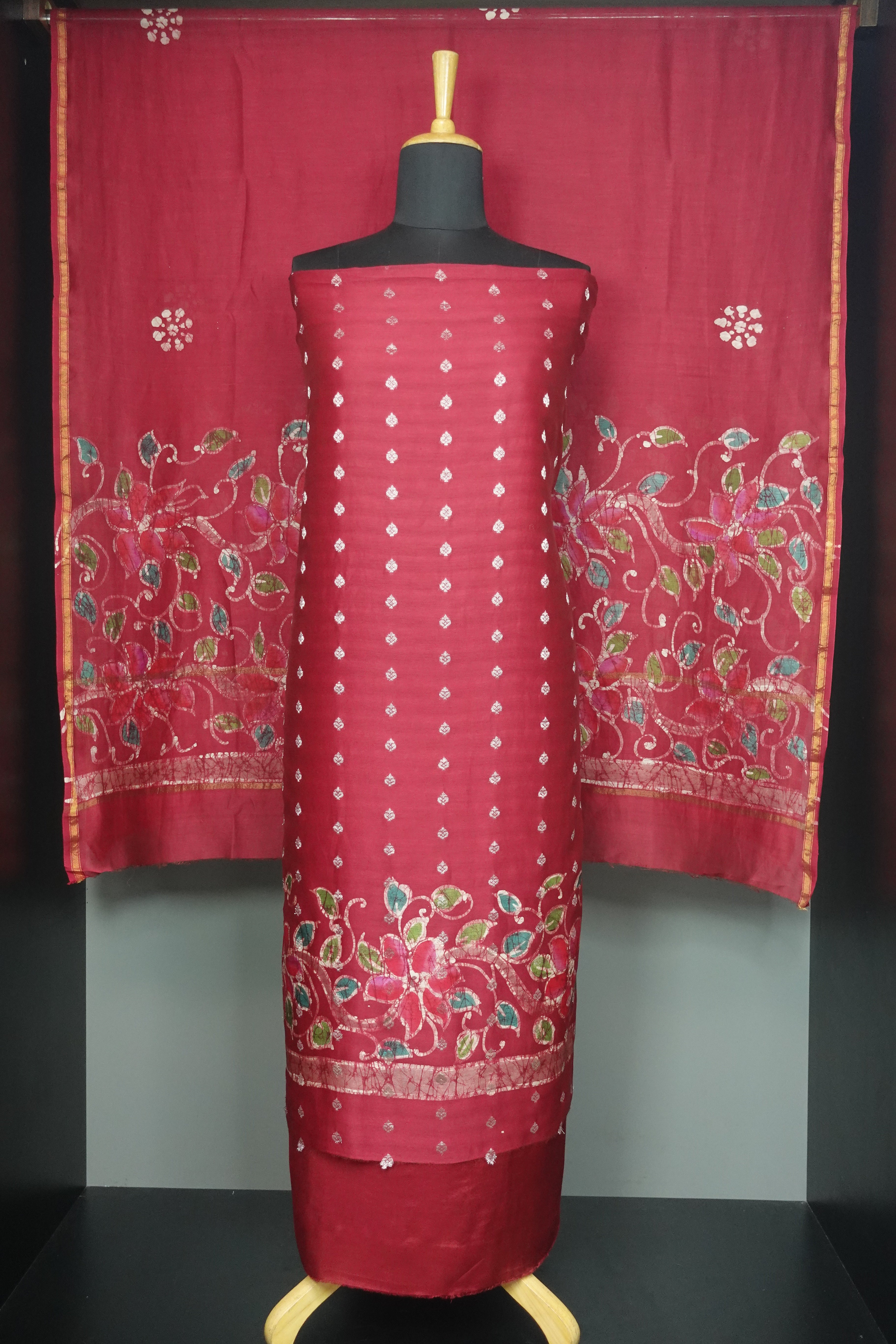 Banarasi Silk Chanderi Salwar Set | LV178