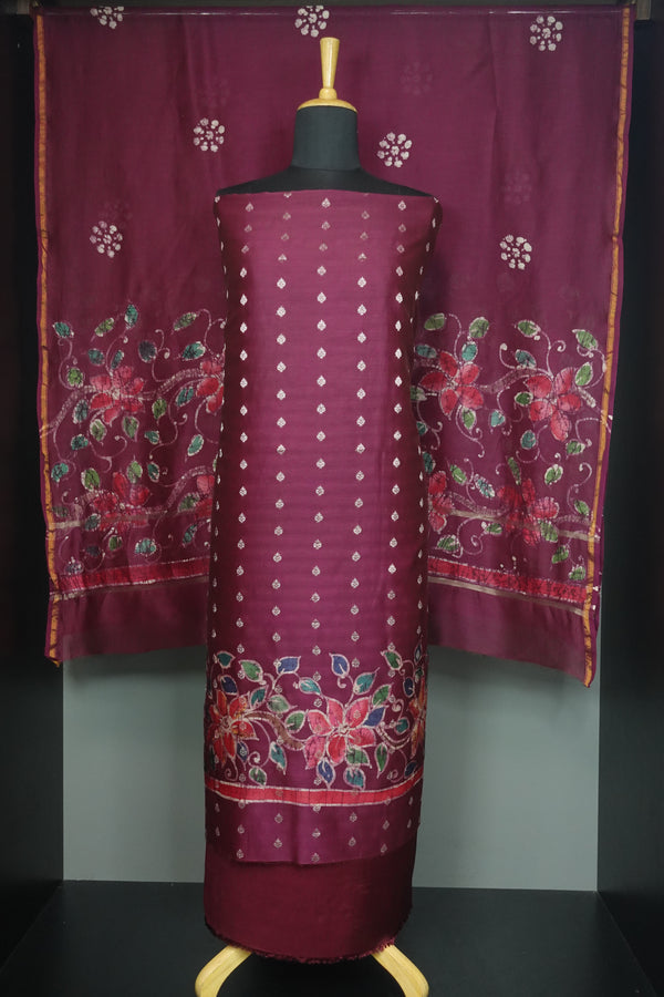 Banarasi Silk ChanderiSalwar Set |  LV176