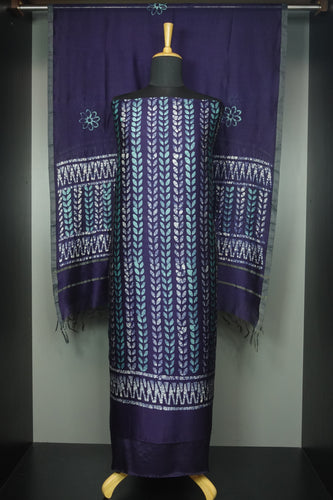 Batik Printed Silk Chanderi Salwar Set | LV182