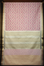 Antique Copper Thread Weaving Border Chanderi Saree | RR192